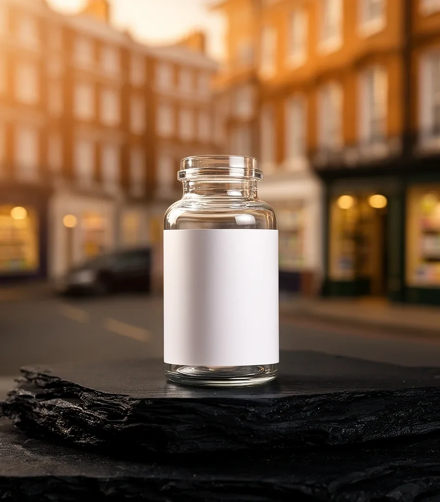 VitaVibe premium glass packaging