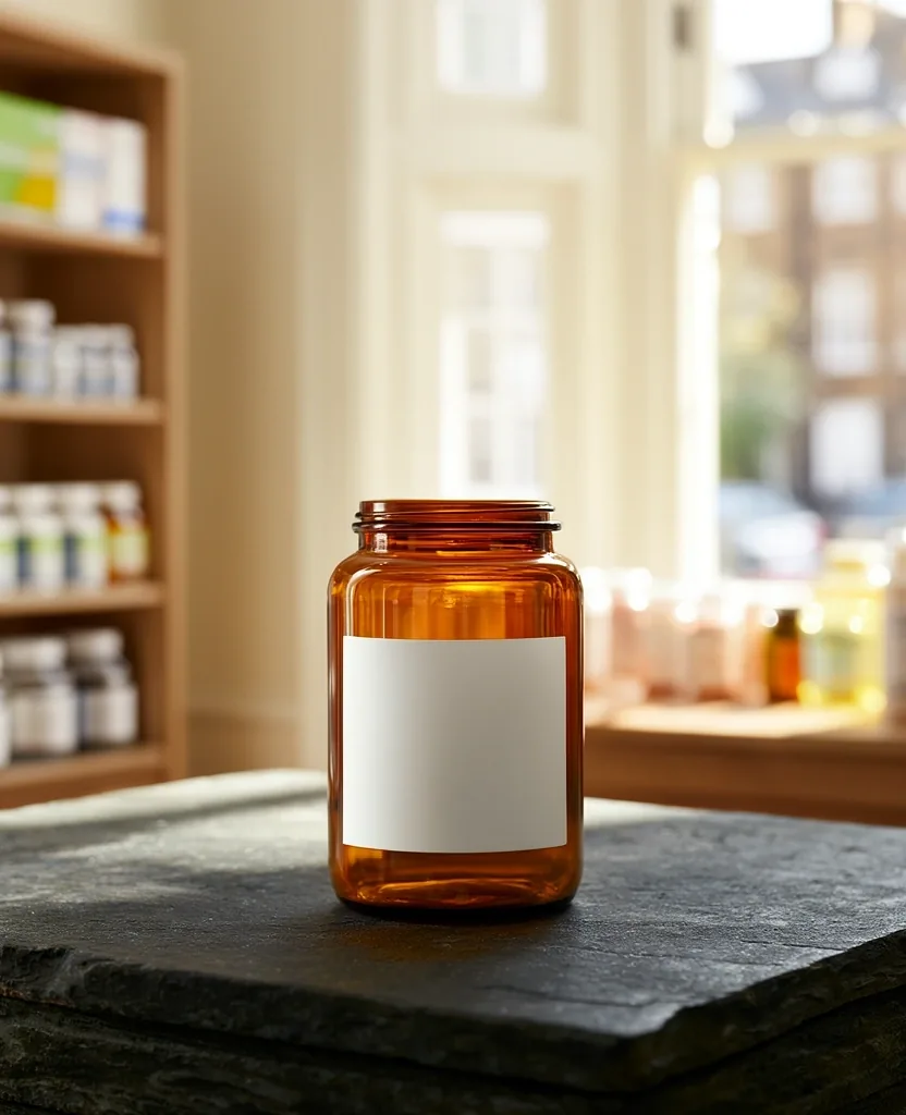 VitaVibe Glass Jar in residential setting